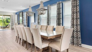 Dining - Beautiful Villa With First Class Amenities on Encore Resort at Reunion, Orlando Villa 4461 (Kissimmee)