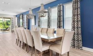 Dining - Beautiful Villa With First Class Amenities on Encore Resort at Reunion, Orlando Villa 4461 (Kissimmee)