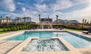 Outdoor pool - Beautiful Villa With First Class Amenities on Encore Resort at Reunion, Orlando Villa 4456 (Kissimmee)