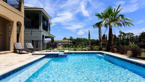 Outdoor pool - Beautiful Villa With First Class Amenities on Reunion Resort and Spa, Orlando Villa 4575 (Kissimmee)