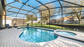 Outdoor pool - Beautiful Villa on Windsor Hills Resort, Orlando Villa 4959 (Kissimmee)