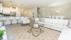 Living area - The Ultimate Guide to Renting Your Luxury 8 Bedroom Mansion on Champions Gate Resort, Orlando Mansion 2823 (Davenport)