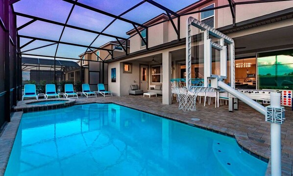 Alberca al aire libre 