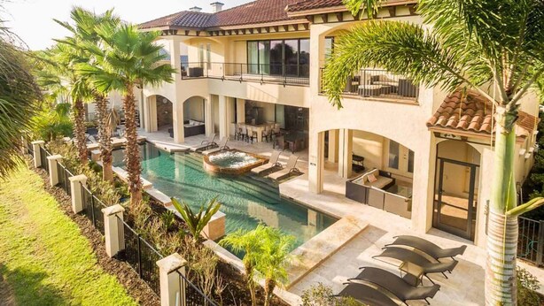 Pool - Exclusive Mansion With Large Private Pool on Reunion Resort and Spa, Orlando Mansion 4742 (Kissimmee)