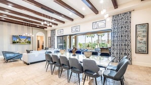 Dining - Exclusive Mansion With Large Private Pool on Reunion Resort and Spa, Orlando Mansion 4742 (Kissimmee)