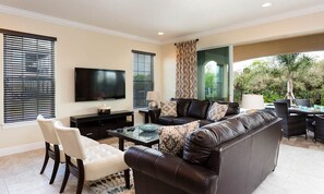 TV, foosball - Beautiful Villa With First Class Amenities on Reunion Resort and Spa, Orlando Villa 4582 (Kissimmee)