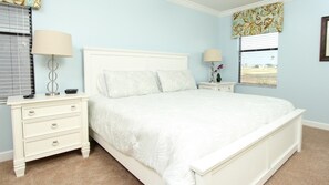 5 bedrooms, laptop workspace, iron/ironing board, bed sheets - Exclusive Villa With Large Private Pool on Champions Gate Resort, Orlando Villa 4926 (Davenport)