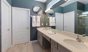 Bathroom - Exclusive 5 Star Villa With Private Pool on Solterra Resort, Orlando Villa 4541 (Davenport)