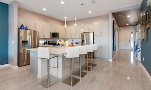 Microwave, oven, stovetop, dishwasher - Exclusive 5 Star Villa With Private Pool on Solterra Resort, Orlando Villa 4541 (Davenport)