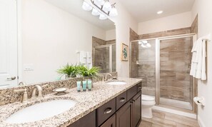 Bathroom - Beautiful 5 Star Villa on Encore Resort at Reunion With Large Private Pool, Orlando Villa 4518 (Kissimmee)