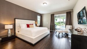 9 bedrooms, laptop workspace, bed sheets - Beautiful 5 Star Villa on Encore Resort at Reunion With Large Private Pool, Orlando Villa 4518 (Kissimmee)