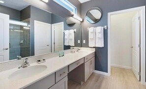 Bathroom - Beautiful 5 Star Villa With Private Pool on the Prestigious Solterra Resort, Orlando Villa 4729 (Davenport)