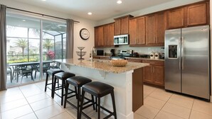Microwave, oven, stovetop, dishwasher - Beautiful 5 Star Villa With Private Pool on the Prestigious Encore Resort at Reunion, Orlando Villa 4366 (Kissimmee)