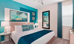8 bedrooms, laptop workspace, free WiFi, bed sheets - Beautiful Villa With First Class Amenities on Solara Resort, Orlando Villa 4535 (Kissimmee)