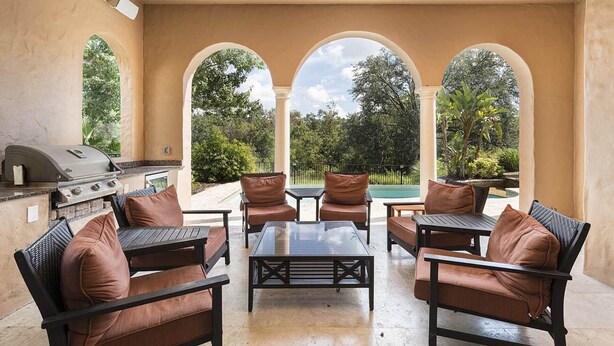 Balcony - Exclusive 5 Star Villa With Private Pool on Reunion Resort and Spa, Orlando Villa 4584 (Kissimmee)