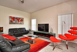 Living room - Beautiful Villa With Private Pool, Close to Disney, Orlando Villa 1519 (Davenport)