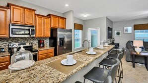 Coffee/tea maker, microwave, oven, stovetop - Imagine You and Your Family Renting This 5 Star Villa on Paradise Palms Resort , Orlando Townhome 5537 (Kissimmee)