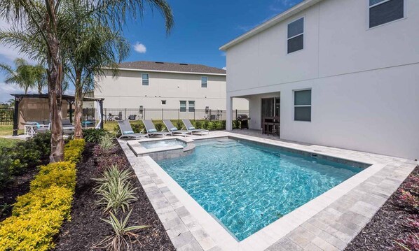 Outdoor pool - he Ultimate 7 Bedroom Villa on Encore Resort, Orlando Villa 5415 (Kissimmee)
