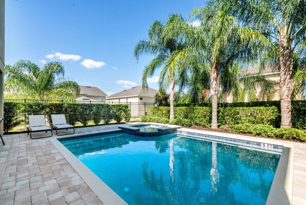 Outdoor pool - Beautiful Villa With Private Pool, Close to Disney, Orlando Villa 3182 (Kissimmee)