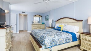 2 bedrooms, laptop workspace, bed sheets