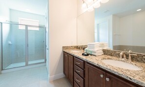 Bathroom - Exclusive 5 Star Villa With Private Pool on Encore Resort at Reunion, Orlando Villa 4421 (Kissimmee)