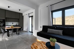Living room - Luxury Private Holiday Villa With Private Pool, Mykonos Villa 1002 (Mykonos)