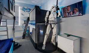9 slaapkamers, een laptopwerkplek, gratis wifi, beddengoed