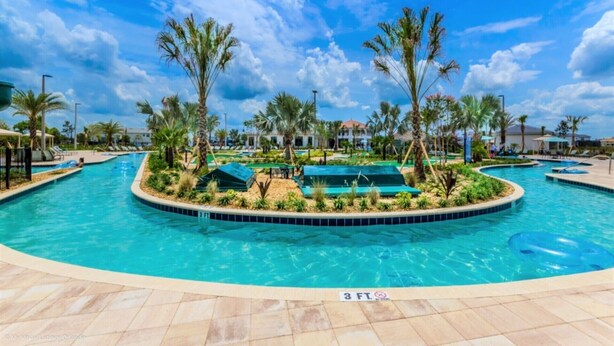 Outdoor pool - Luxury Condo on Storey Lake Resort Orlando Condo 5538 (Kissimmee)