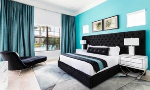 4 間臥室、筆電工作空間、網路服務、床單