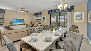 Microwave, oven, stovetop, dishwasher - Luxury 9 Bedroom Villa on Storey Lake Resort, Orlando Villa 5038 (Kissimmee)