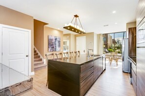 Microwave, oven, stovetop, dishwasher - Luxury 5 Star Villa on Magic Village Resort,minutes From Disney World, Orlando Villa 3599 (Kissimmee)