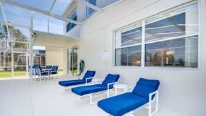 Terrace/patio - Rent a Luxury Villa on Highlands Reserve Resort, Minutes From Disney, Orlando Villa 1004 (Davenport)