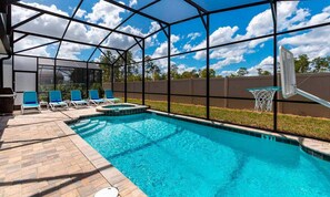 Outdoor pool - Luxury Private Villa With Large Pool on Solara Resort, Orlando Villa 4711 (Kissimmee)