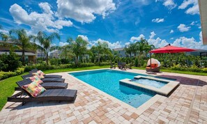 Pool - Luxury Villa on Encore Resort at Reunion With a Private Pool, Orlando Villa 4707 (Kissimmee)