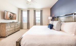 8 bedrooms, laptop workspace, iron/ironing board, bed sheets
