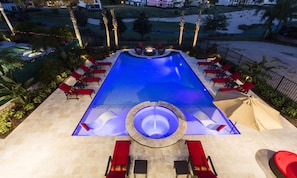 Pool - Luxury Mansion With Private Pool on Reunion Resort and Spa, Orlando Mansion 4751 (Kissimmee)