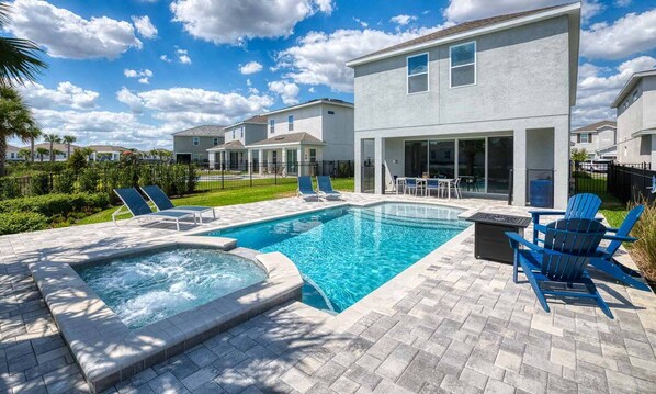 Outdoor pool - The Perfect Villa With a Beautiful Private Pool, Orlando Villa 4466 (Kissimmee)