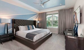 8 bedrooms, laptop workspace, WiFi, bed sheets - Rent This Luxury 5 Star Villa on Solara Resort, Orlando Villa 4722 (Kissimmee)
