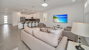 Living area - Picture Renting Your Own Luxury Villa on the Exclusive Storey Lake Resort, Close to Disney (Kissimmee)