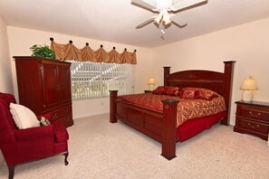 5 bedrooms, laptop workspace, bed sheets - Rent a Luxury Villa on Highlands Reserve Resort, Minutes From Disney, Orlando Villa 1486 (Davenport)