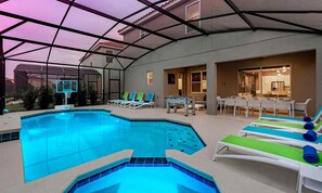 Outdoor pool - Rent Your Own Orlando Villa With Large Private Pool on Solterra Resort, Orlando Villa 4730 (Davenport)