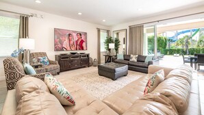 Living area - Luxury Villa on Encore Resort With a Private Pool, Orlando Villa 5453 (Kissimmee)
