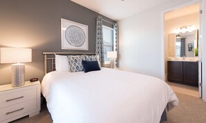 6 bedrooms, laptop workspace, iron/ironing board, bed sheets