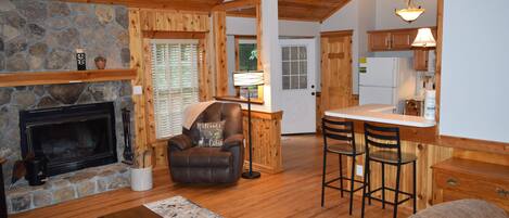 Smart TV, fireplace, DVD player, table tennis