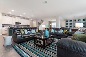 Living area - Rent Your Dream Holiday Villa in One of Orlando's Most Exclusive Resorts,solara Resort , Orlando Villa 5512 (Kissimmee)