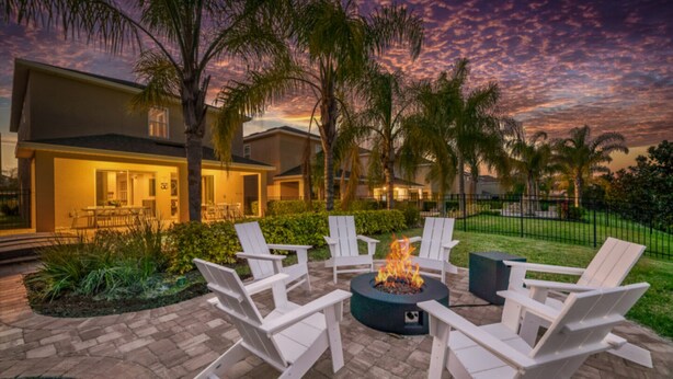 Terrace/patio - The Ultimate 5 Bedroom Villa on Encore Resort, Orlando Villa 5435 (Kissimmee)