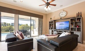 TV, video games - Rent the Perfect 4 Bedroom Villa on Reunion Resort and Spa, Orlando Villa 4622 (Kissimmee)