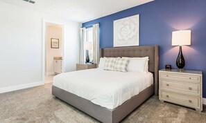 6 bedrooms, laptop workspace, bed sheets - Rent Your Own Orlando Villa With Large Private Pool on Encore Resort at Reunion, Orlando Villa 4373 (Kissimmee)