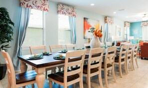 Fridge, microwave, oven, stovetop - Rent Your Own Orlando Villa With Large Private Pool on Encore Resort at Reunion, Orlando Villa 4690 (Kissimmee)