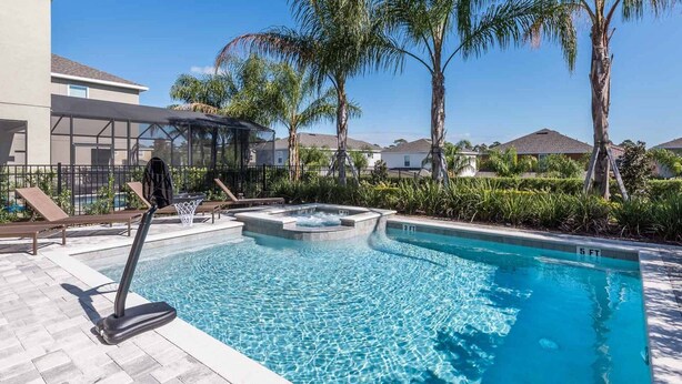 Outdoor pool - Ultimate 5 Star Villa With Private Pool on Encore Resort at Reunion, Orlando Villa 4375 (Kissimmee)